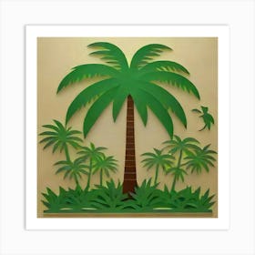 Palm Tree Wall Art Art Print