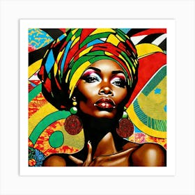 African Woman Art Print