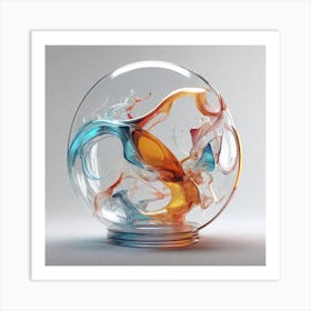Glass Sphere 2 Art Print