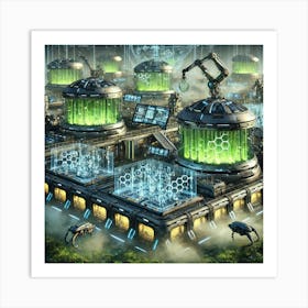 Chemical Warfare Labs Scifi Art Print