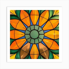 Stained Glass — Stock Photo Art Print