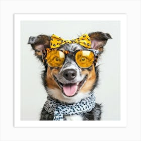 Australian Shepherd In Sunglasses Art Print