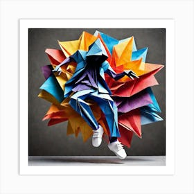 Origami Dancer 133 Art Print