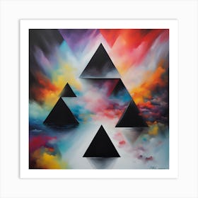 Pyramids In The Sky Art Print