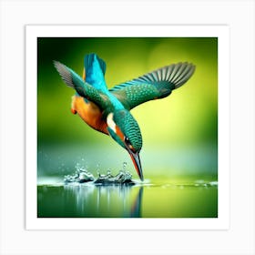 Kingfisher 4 Art Print