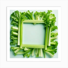 Celery Frame 4 Art Print