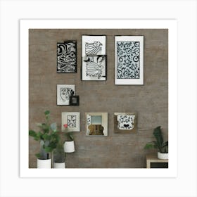 Black And White Wall Art Art Print