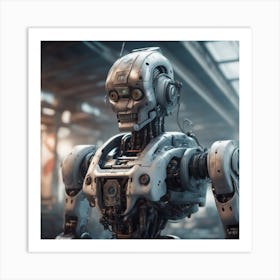 Robot Art Print