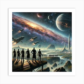 A Scene Connection Space Asterian Syndicate 1024 Art Print