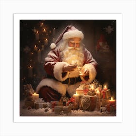 Santa Claus 17 Art Print