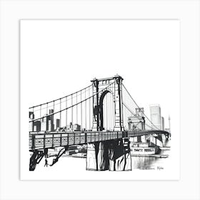 Brooklyn Bridge Art Print