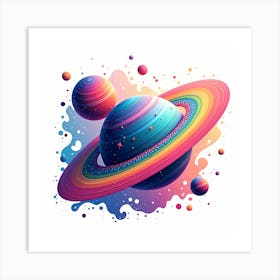 Saturn Art Print