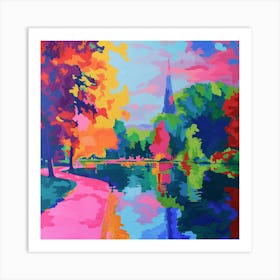 Abstract Park Collection Victoria Park London 3 Art Print