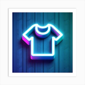 Neon T-Shirt Art Print