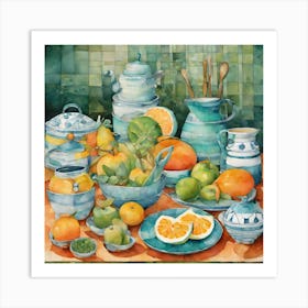 Oranges And Lemons Art Print