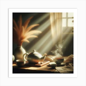 Tea Art 250 Art Print