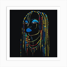 African Woman 127 Art Print