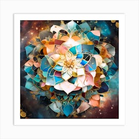 Flower Of The Universe Art Print