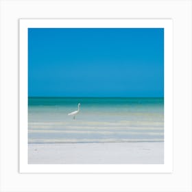 Calm ocean, Mexico Art Print