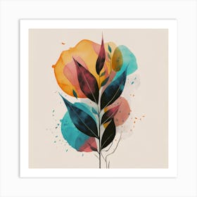 Abstract Watercolor Painting Art Print