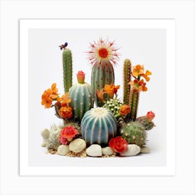 Cactus Flowers Art Print