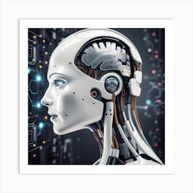 Robot'S Head 3 Art Print