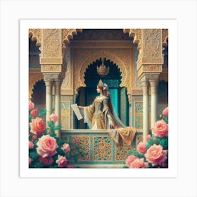 beautiful lady74 Art Print