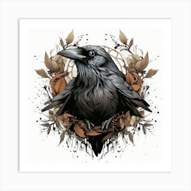 Raven 1 Art Print