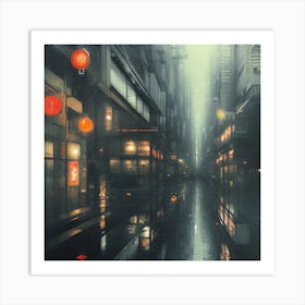 City At Night Art Print