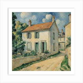 House Of Pre Lacroix 1873 Paul Cezanne Art Print 1 Art Print