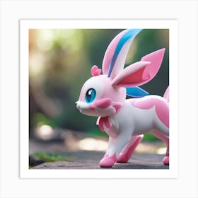 Pokemon Bunny 1 Art Print