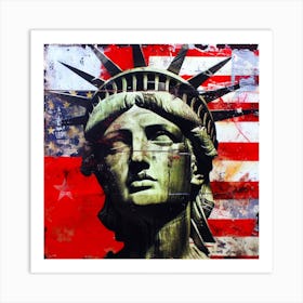 Americana Brand - Statue Of Liberty Art Print