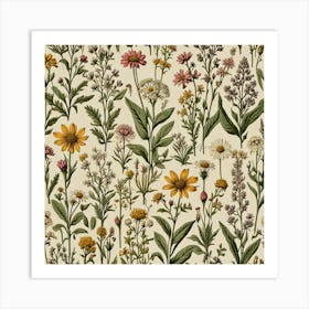 Wildflowers 28 Art Print