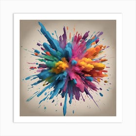 Color Explosion Art Print