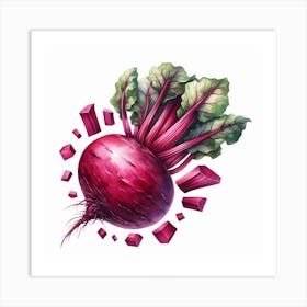 Beetroot Art Print