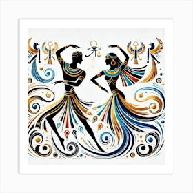 Egyptian Dance Art Print