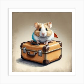 Super Hamster 9 Art Print