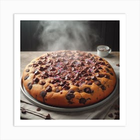 Chocolate Chip Cookie Pizza Art Print