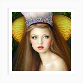 Cute Fairy Princess Art Print