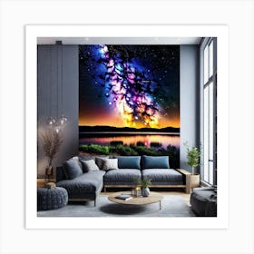 Galaxy Wall Mural 4 Art Print