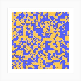 Abstract Geometric Pattern 5 Art Print