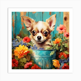 Chihuahua Painting 1 Art Print