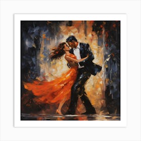 Tango Abstracts By Csaba Fikker 34 Art Print