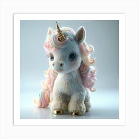 Beautiful Unicorn 2 Art Print