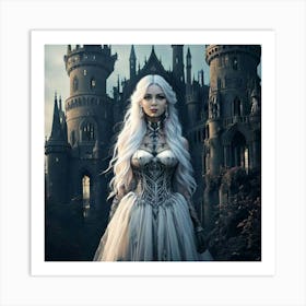 Firefly Sinister Gothic Woman In Mysterious Castle 24544 (2) Art Print