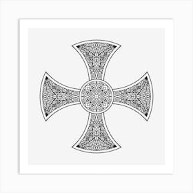 Cross Mandala 06 Art Print