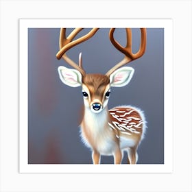Beautiful Deer (1) Art Print