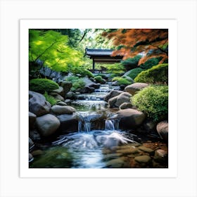 Japanese Garden 3 Art Print