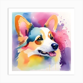 Corgi Painting 23 Art Print