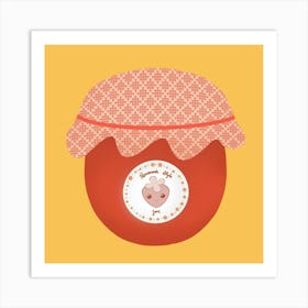 Strawberry jam Art Print